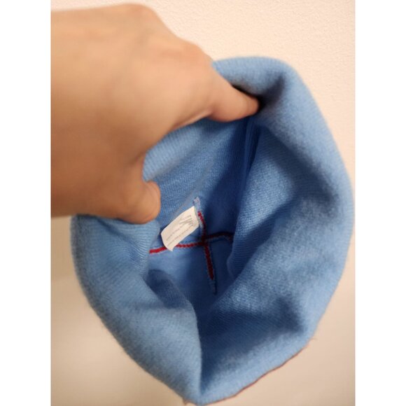 Raising Cane's blue red Time's Square New York knit beanie - Picture 4 of 5